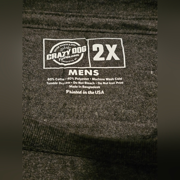 Graphic T-shirt, Men's "Synonym Rolls Just Like Grammar Used To Do. 2XL New - Picture 3 of 3